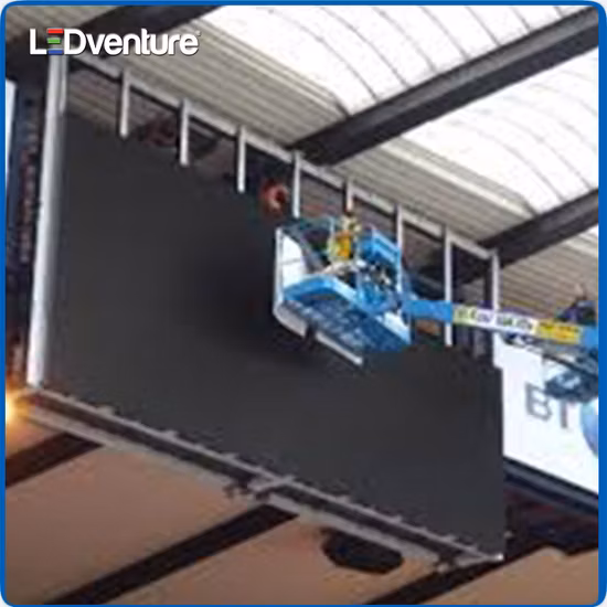 Périmètre de location de scène publicitaire intérieure et extérieure complet