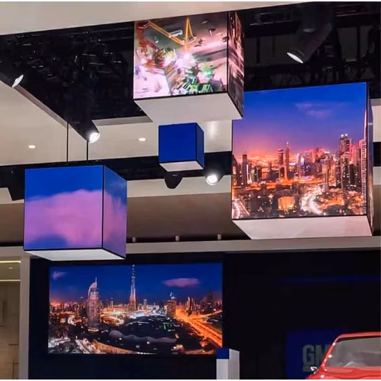 Écrans LED créatifs personnalisés polychromes haute luminosité SMD spéciaux pour l'intérieur et l'extérieur pour la publicité
